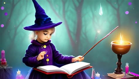 The art of spellbinding with a magic wand and a fantastic magic world